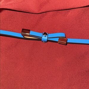 Kate Spade Blue and Gold Belt